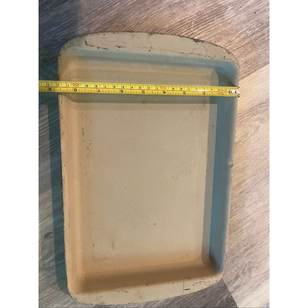 Pampered Chef Bar Pan Small Tray Family Heritage Stoneware Small USA Made #1084 - Picture 2 of 9